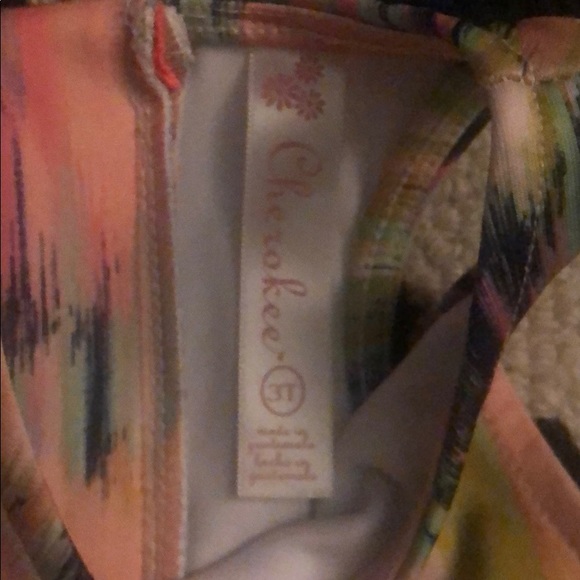 🌸 CHEROKEE/ Girls Slvless Knit Skater Dress 🌸 - Picture 4 of 4